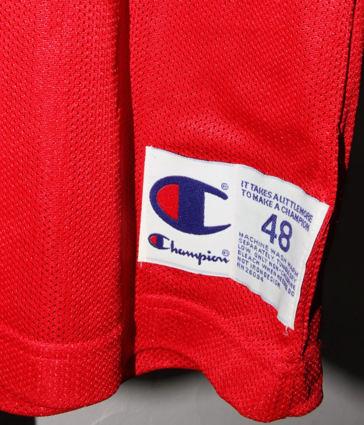 Michael Jordan #23 Chicago Bulls - Champion - 48XL - Closeup2