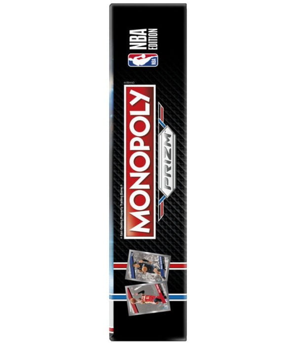 Monopoly Panini Prizm NBA Trading Card Edition Board Game - side