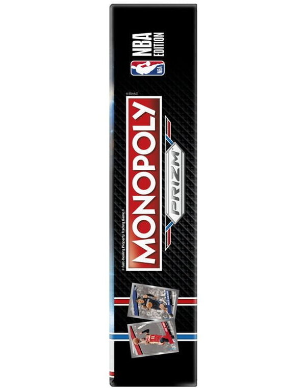 Monopoly Panini Prizm NBA Trading Card Edition Board Game - side