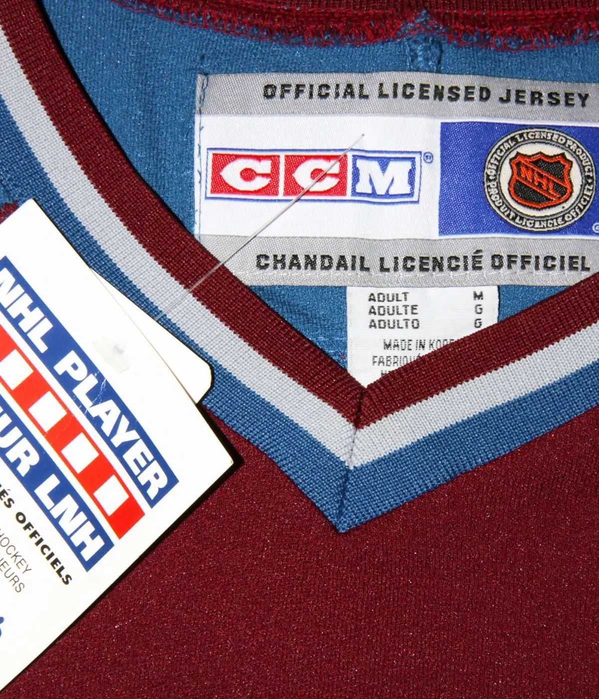 Peter Forsberg - Colorado Avalanche 21 - CCM - M - Closeup2