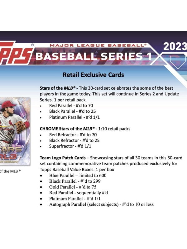 Topps Baseball Series 1 One Blaster Box 2023 - retail6