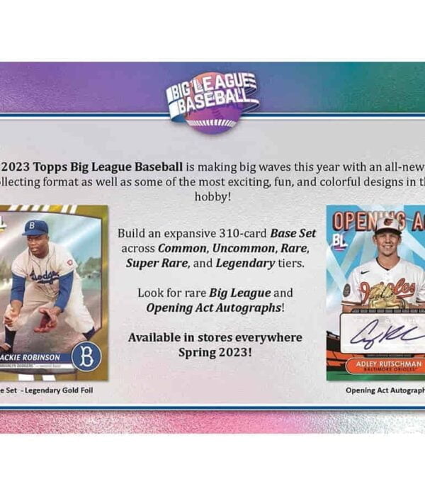 Topps Big League Baseball MLB 2023 Value Box - Sealed - Supplier1