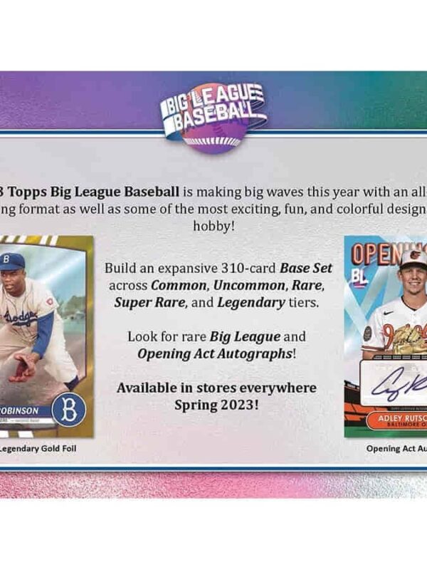 Topps Big League Baseball MLB 2023 Value Box - Sealed - Supplier1