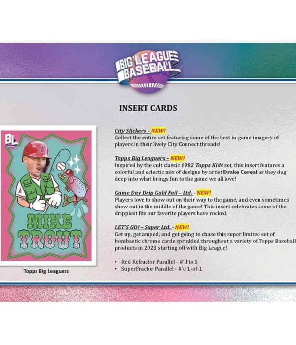 Topps Big League Baseball MLB 2023 Value Box - Sealed - Supplier3