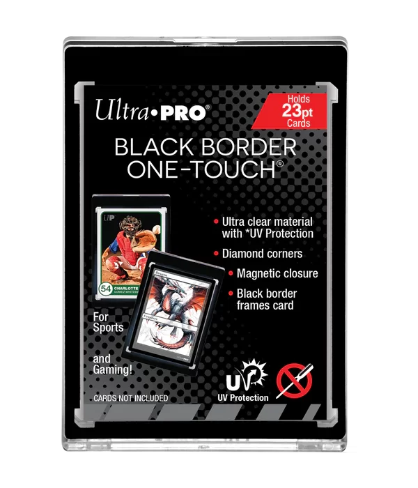 Ultra PRO One-Touch Magnetic Holder 23pt Black Border - supplier1
