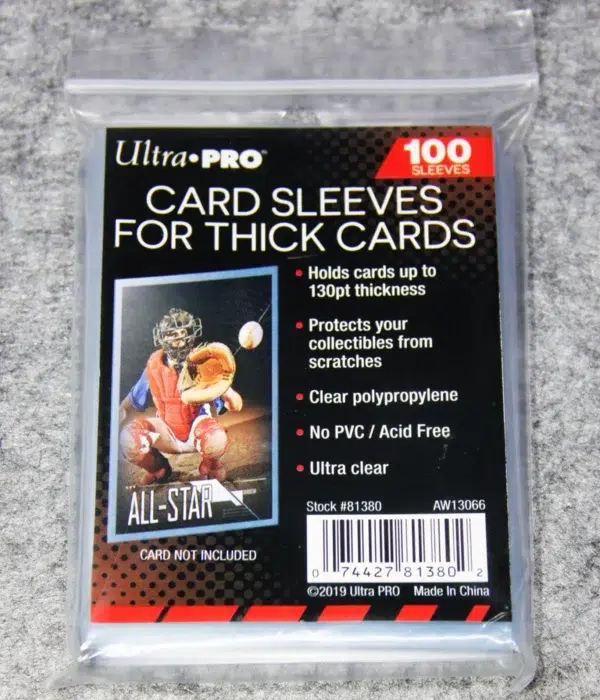 Ultra PRO Soft Card Sleeves for Thick Cards