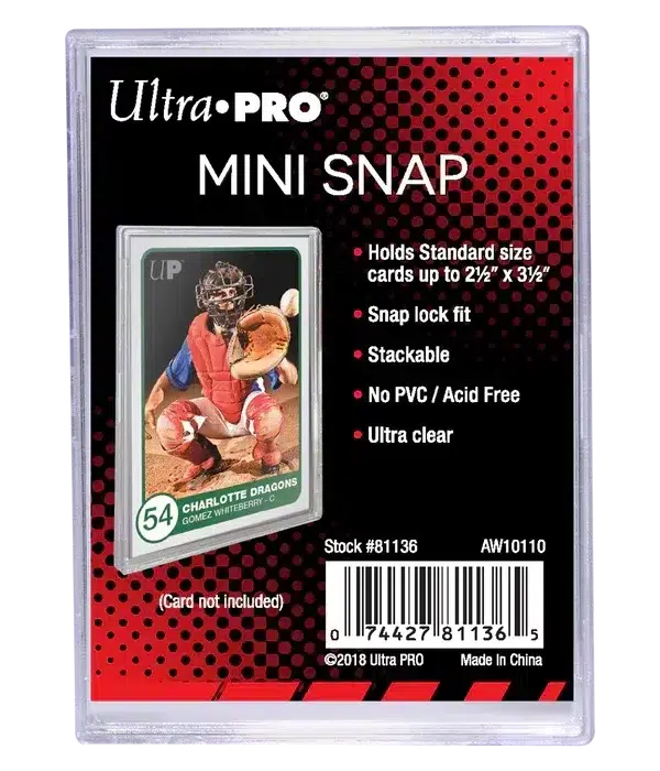 Ultra PRO Mini Snap Card Holder Front