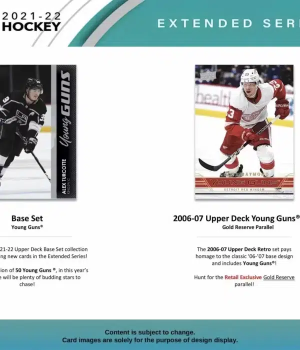 Upper Deck Extended Series Hockey NHL 2021-22 Blaster Box - retail2