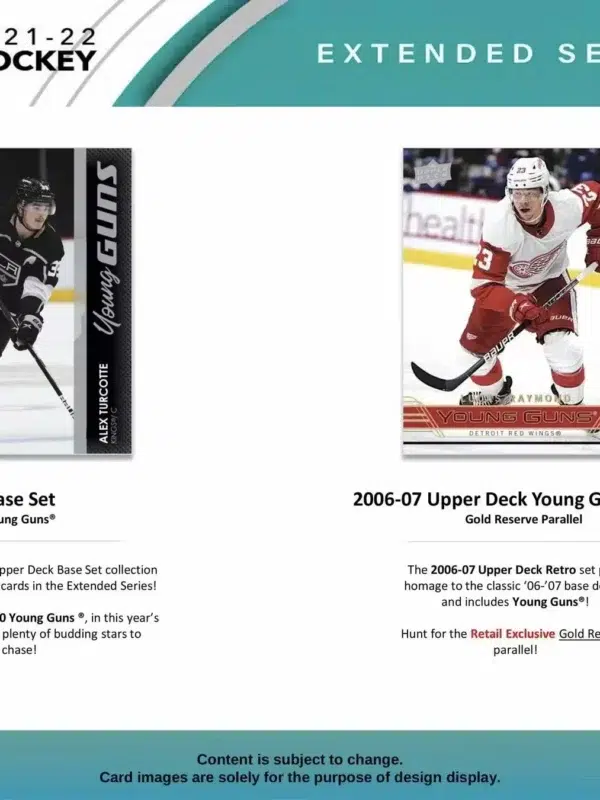 Upper Deck Extended Series Hockey NHL 2021-22 Blaster Box - retail2