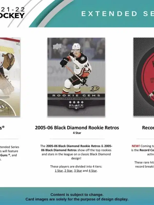 Upper Deck Extended Series Hockey NHL 2021-22 Blaster Box - retail3