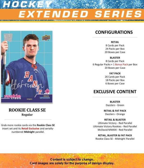 Upper Deck Extended Series NHL 2020-21 Blaster Box - Supplier3