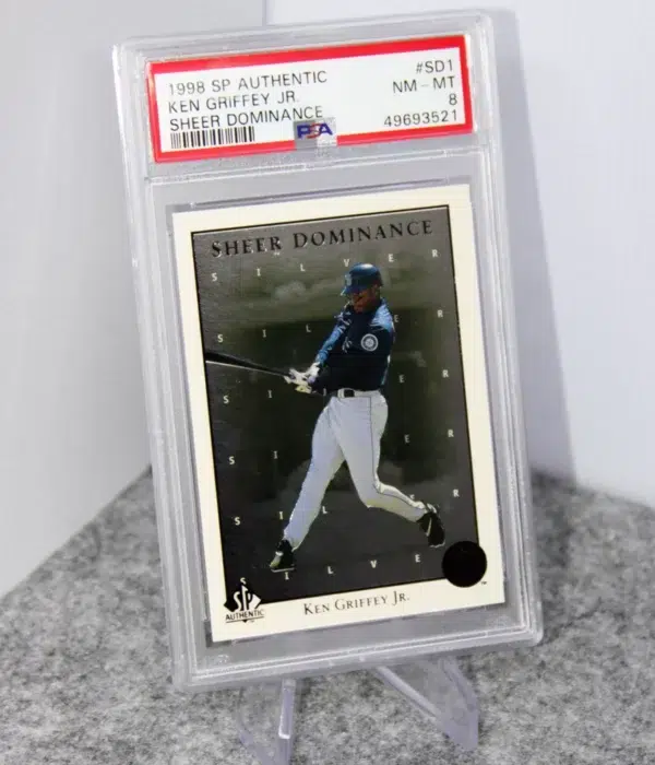 1998 Ken Griffey Jr. #SD1 Upper Deck SP Authentic Sheer Dominance PSA 8 NM-MT - stand