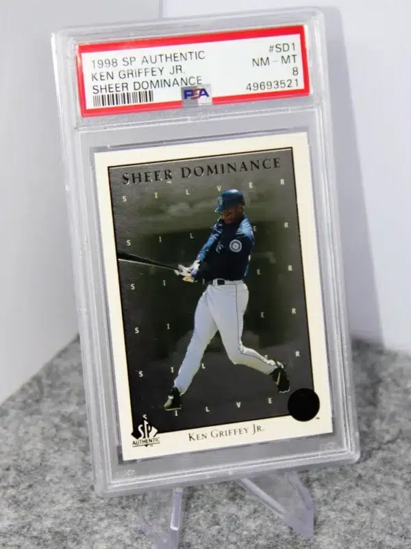 1998 Ken Griffey Jr. #SD1 Upper Deck SP Authentic Sheer Dominance PSA 8 NM-MT - stand