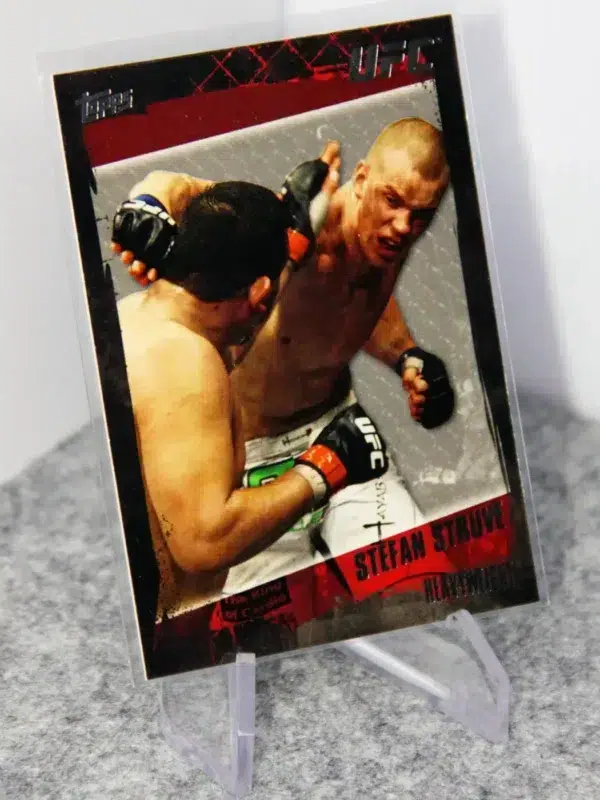 2010 Stefan Skyscraper Struve #44 Topps UFC Heavyweight Silver - stand
