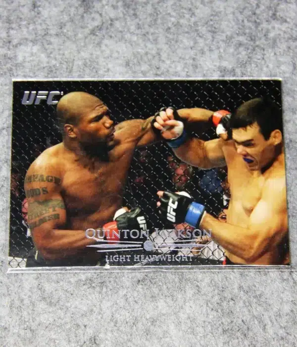 2011 Quinton Rampage Jackson #59 Topps UFC Light Heavyweight Champion Title Shot - front