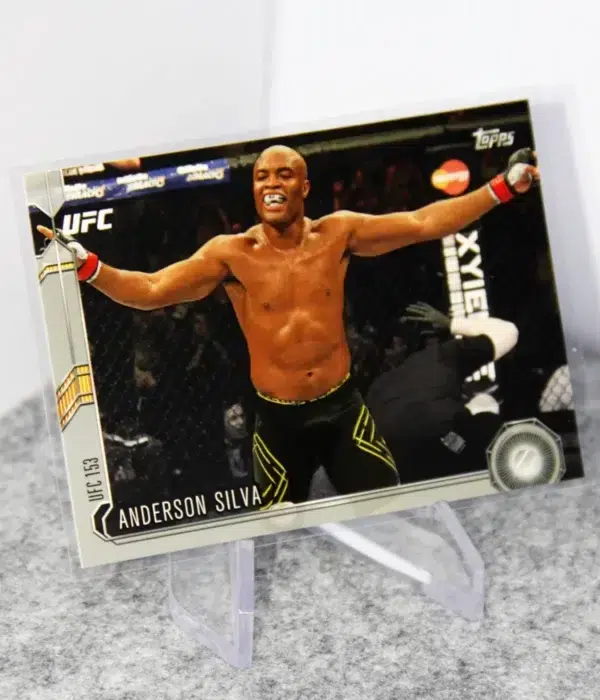 2015 Anderson Silva #175 Topps UFC 153 Most Knockouts in UFC History - stand