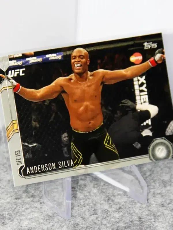 2015 Anderson Silva #175 Topps UFC 153 Most Knockouts in UFC History - stand