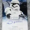 2016 Dante Briggins as Stormtrooper #DB-ST Topps Star Wars The Force Awakens Authentic Autograph - front