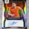 2020 Kevin Strootman #SI-KS Panini Select UEFA Euro2020 Signatures Silver Prizm - front