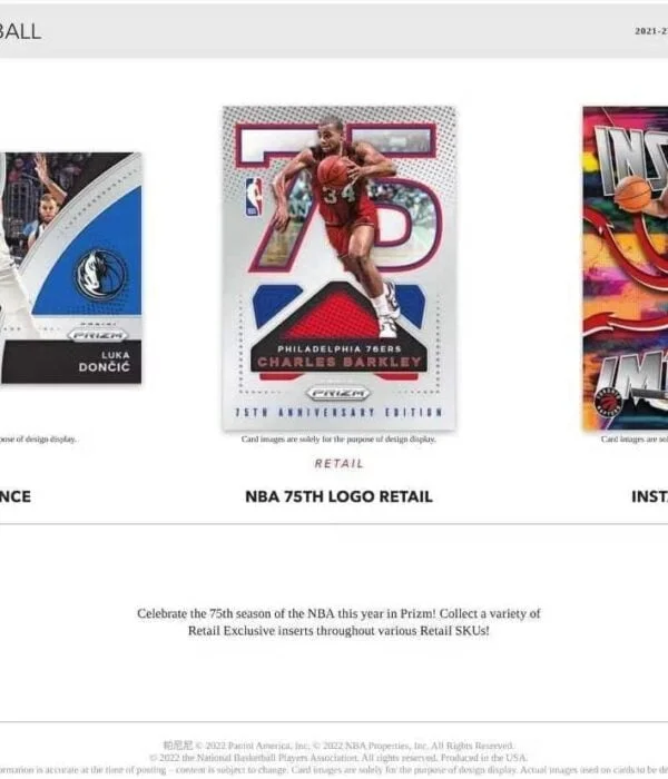 2021-22 Panini Prizm Basketball NBA Blaster Box - Sealed - supplier
