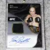 2021 Bas Rutten #AM-BSR Panini Select UFC Autographed Memorabilia SN#43 - front