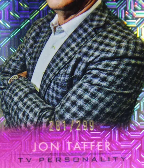 2021 Jon Taffer #6 Goodwin Champions TV Personality Pink Traxx SN#281 - detail