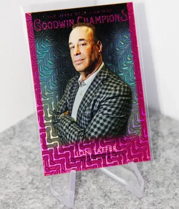 2021 Jon Taffer #6 Goodwin Champions TV Personality Pink Traxx SN#281 - stand