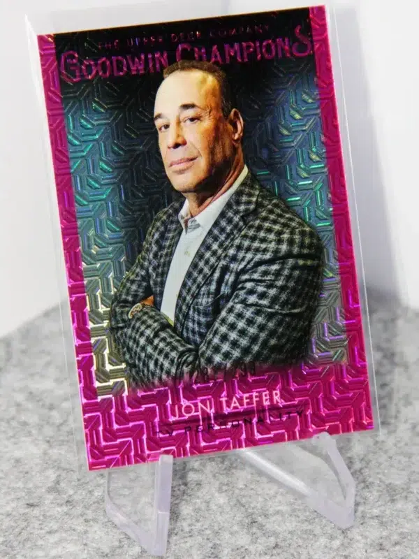 2021 Jon Taffer #6 Goodwin Champions TV Personality Pink Traxx SN#281 - stand