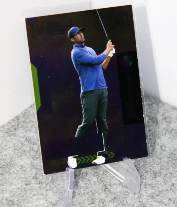 2021 Sahith Theegala #52 Skybox Metal Universe Champions - stand