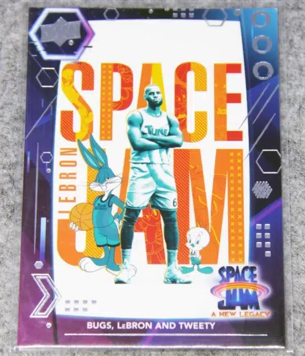 2021 Space Jam #50 Upper Deck A New Elgacy LeBron James Bugs and Tweety - front