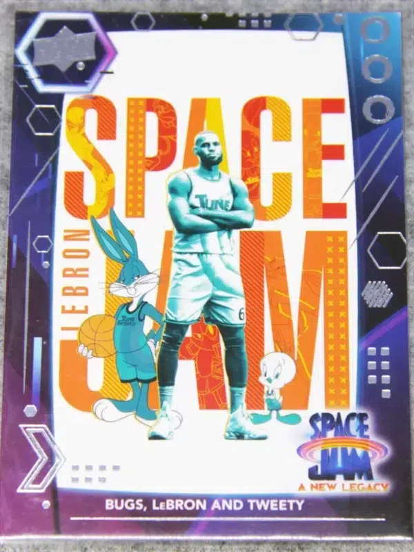 2021 Space Jam #50 Upper Deck A New Elgacy LeBron James Bugs and Tweety - front