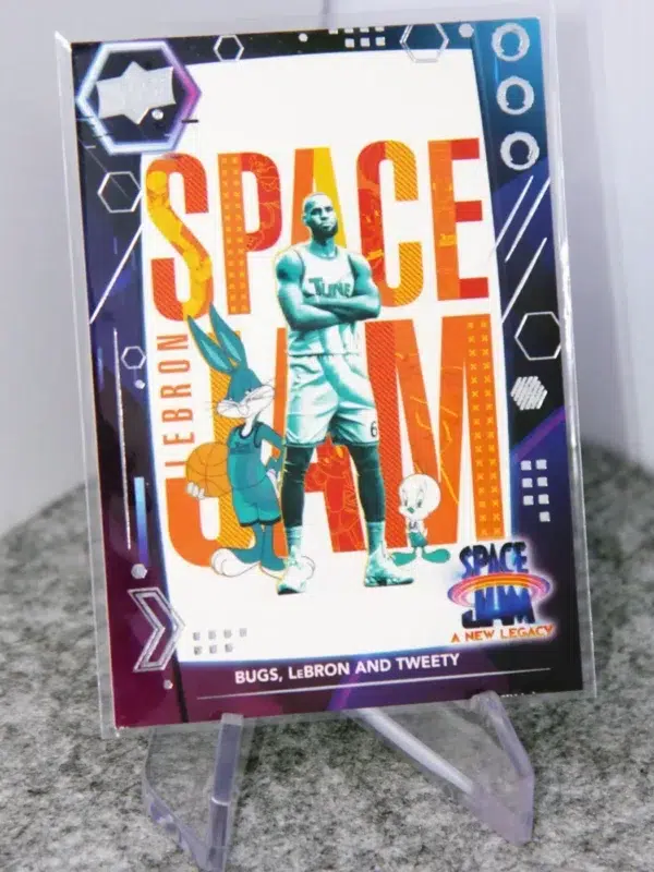 2021 Space Jam #50 Upper Deck A New Elgacy LeBron James Bugs and Tweety - stand