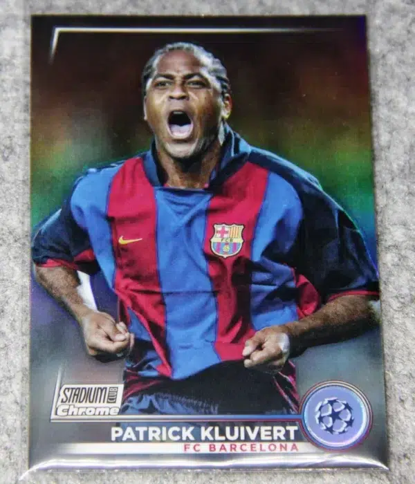 2022-23 Patrick Kluivert #95 Topps Stadium Club Chrome UEFA Champions League Refractor - front