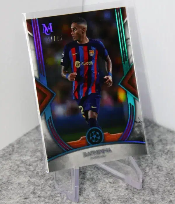 2022-23 Raphinha #26 Topps Museum Collection UEFA Champions League Copper Refractor SN#37 - stand