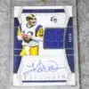2022 Kurt Warner #MTS-KWA Panini National Treasures Material Treasures Autograph SN#7 - front