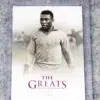 2023 Pele #112 Futera Unique World Football The Greats Ruby SN#01 - front
