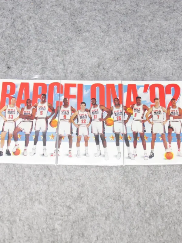 1992 Dream Team #544 #545 #546 Skybox USA Basketball The Barcelona '92 Olympic Team - front