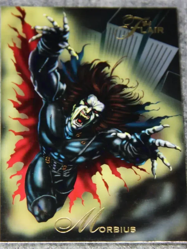 1994 Morbius #29 Fleer Marvel Flair '94 Origin of Morbius - front