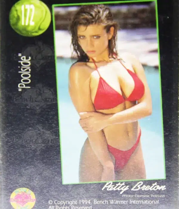 1994 Patty Breton #172 Bench Warmer Bonus Card - back