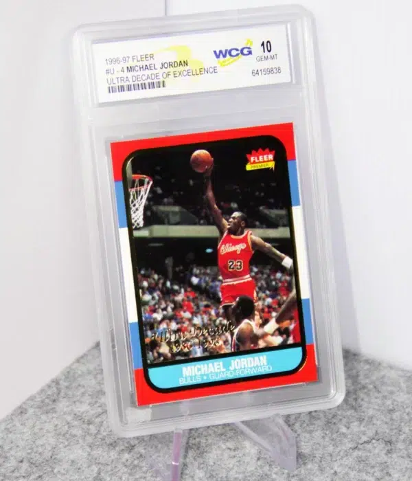 1996 Michael Jordan #U-4 Fleer Ultra Decade of Excellence WCG 10 GEM MT - stand