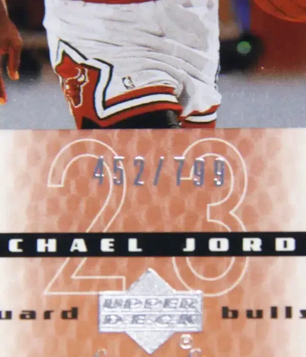2003 Michael Jordan #137 Upper Deck Sweet Shot SN#452 PSA 9 MINT - detail