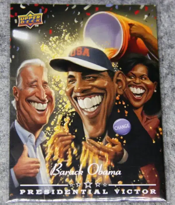 2008 Barack Obama #PV-1 Upper Deck Presidential Victor - front