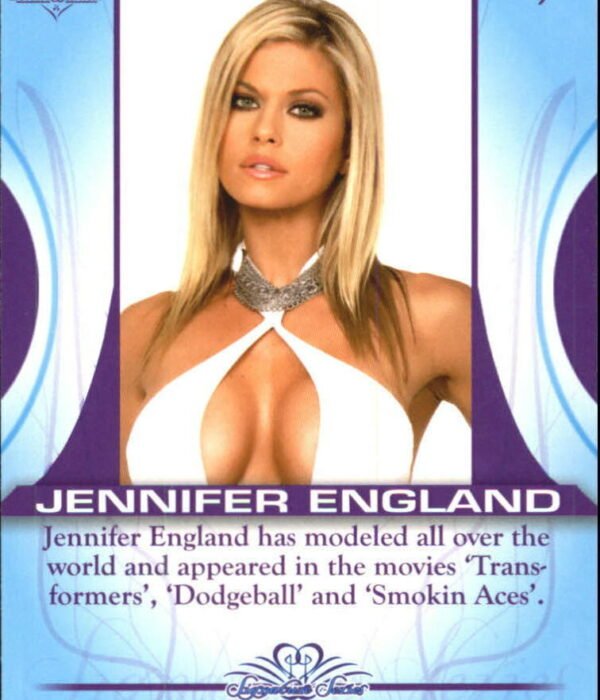 2008 Jennifer England #47 Bench Warmer Signature Series - back