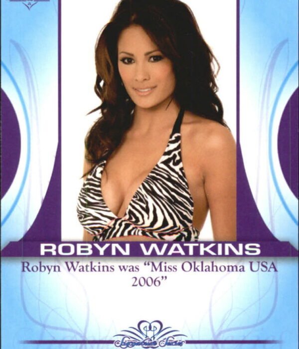 2008 Robyn Watkins #21 Bench Warmer Signature Series - back