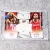 2009-10 Vince Carter & Tracy McGrady #DG-VT Upper Deck Dual Game Materials - front