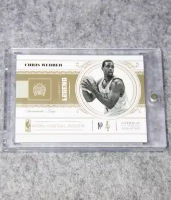 2010-11 Chris Webber #164 Panini National Treasures Playoff Legend SN#34 - front