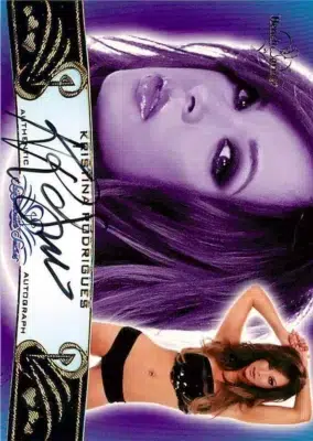 2010 Kristina Rodrigues #59A Bench Warmer Signature Series Authentic Autograph - front