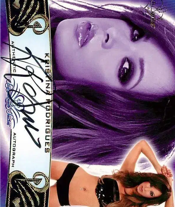 2010 Kristina Rodrigues #59A Bench Warmer Signature Series Authentic Autograph - front