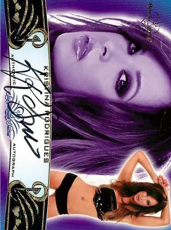 2010 Kristina Rodrigues #59A Bench Warmer Signature Series Authentic Autograph - front