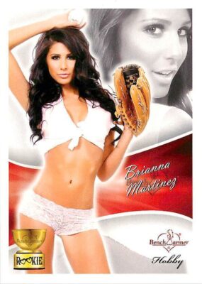 2013 Brianna Martinez #77 Bench Warmer BubbleGum Rookie - front